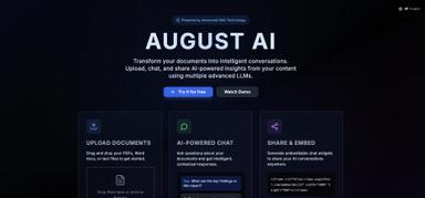 August AI - RAG for Burmese text